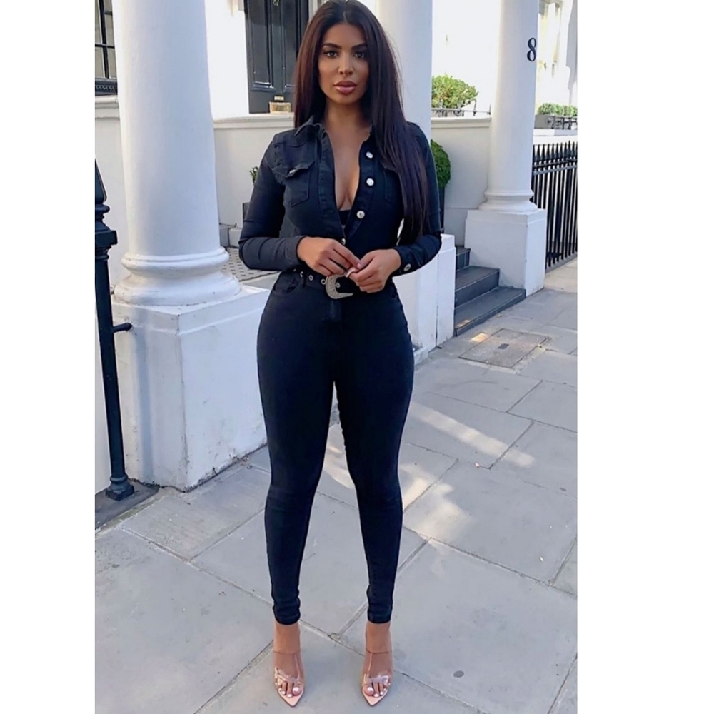 Denim Jumpsuit🤠 - Picture 2 of 8